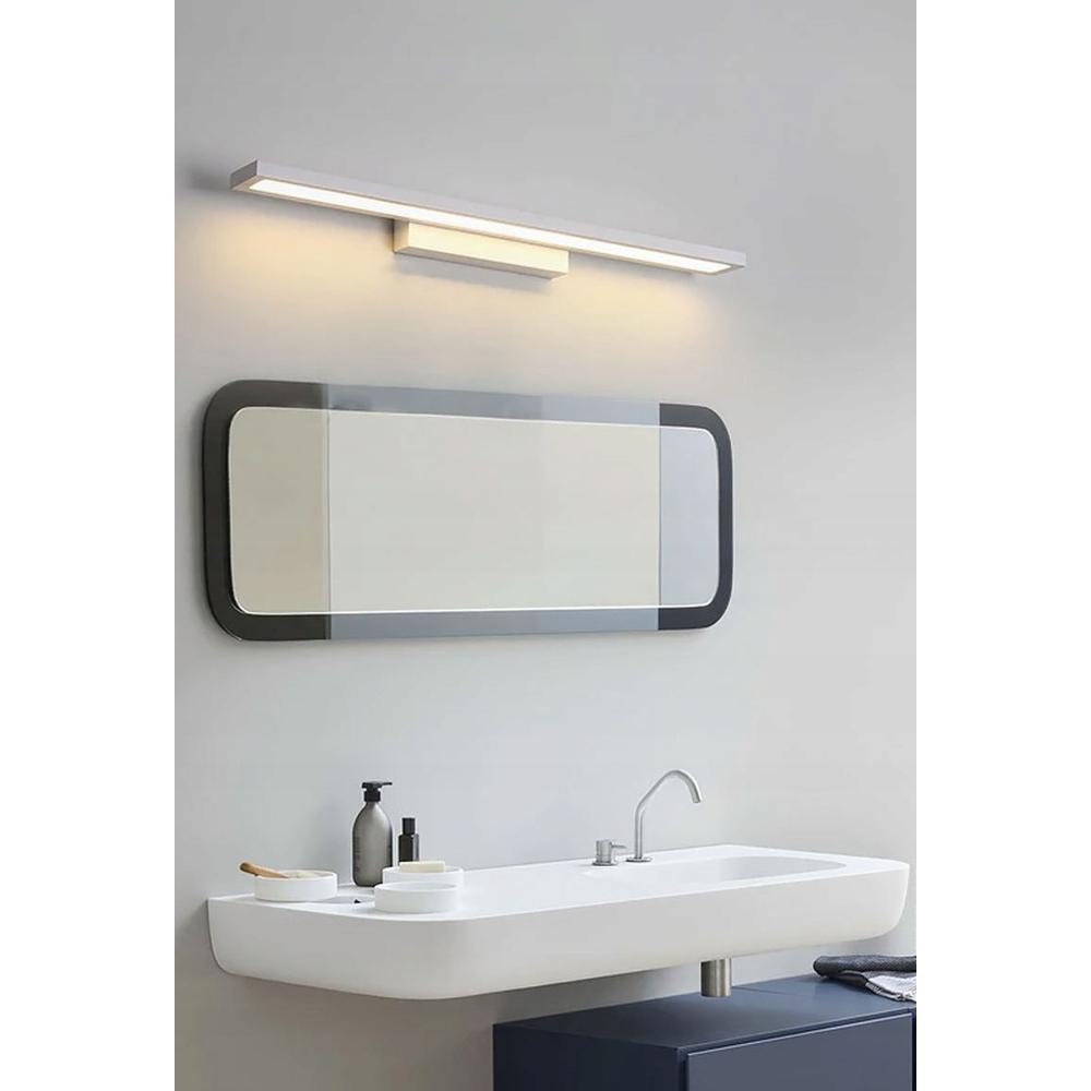 LAMPA KINKIET ŁAZIENKOWY LED ÖVER SPEGEL 80CM APP841-1W FLAT Krom