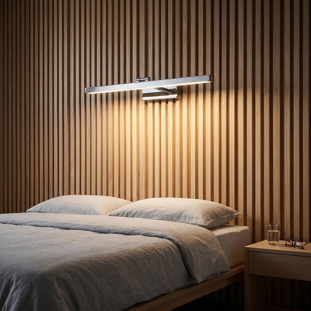 Badrum vägg LED-lampa APP1858-1W 60 cm Chrome