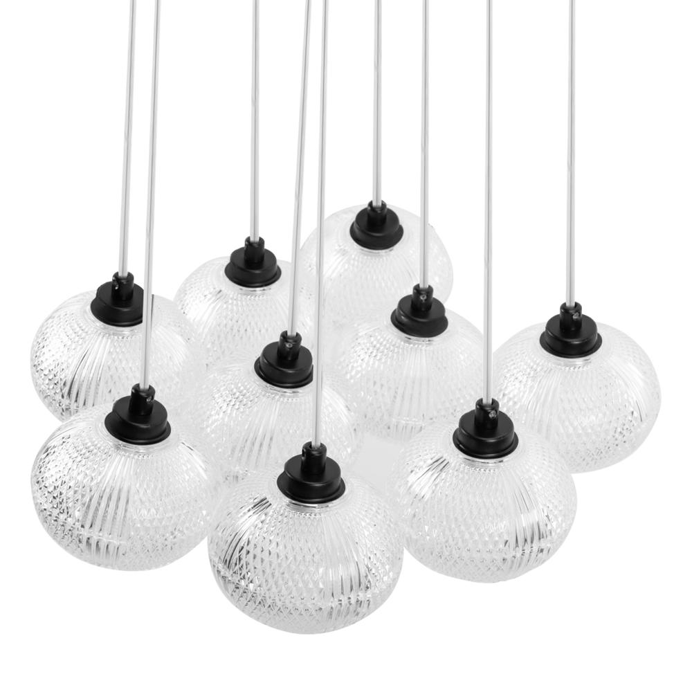TAKLAMPA MS022-9CP Svart