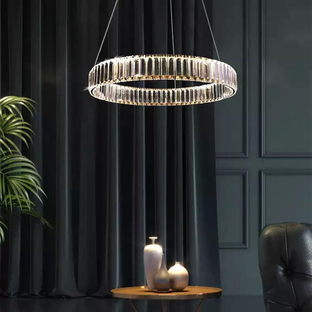 Kristalltaklampa LED APP982-CP