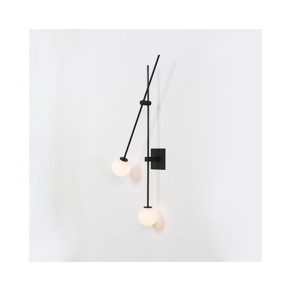 Vägglampa APP1595-2W svart