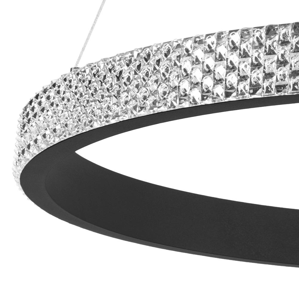 TAKLAMPA HÄNGANDE LED APP1512-CP Svart