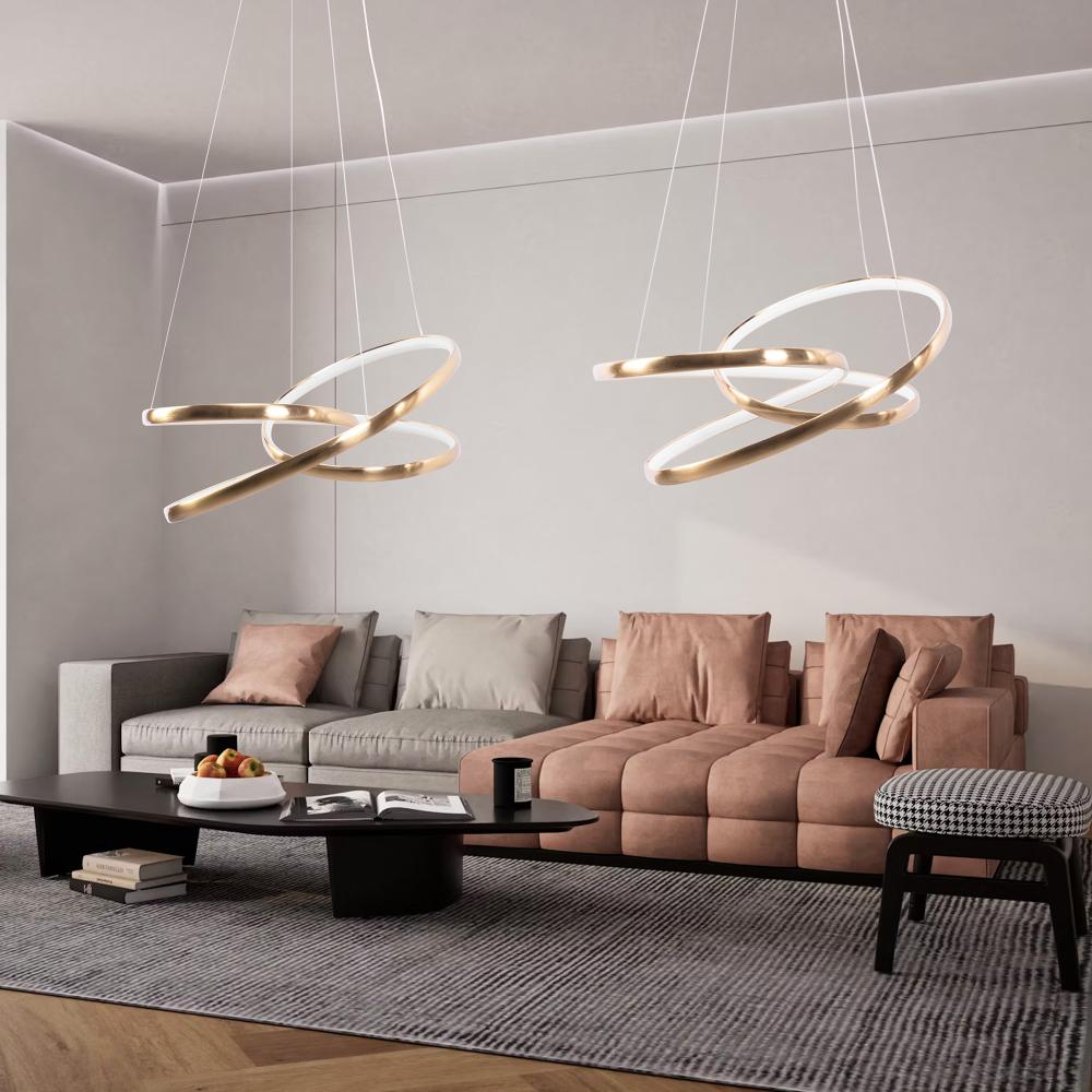 HÄNGLAMPA LED G005-CP GULD