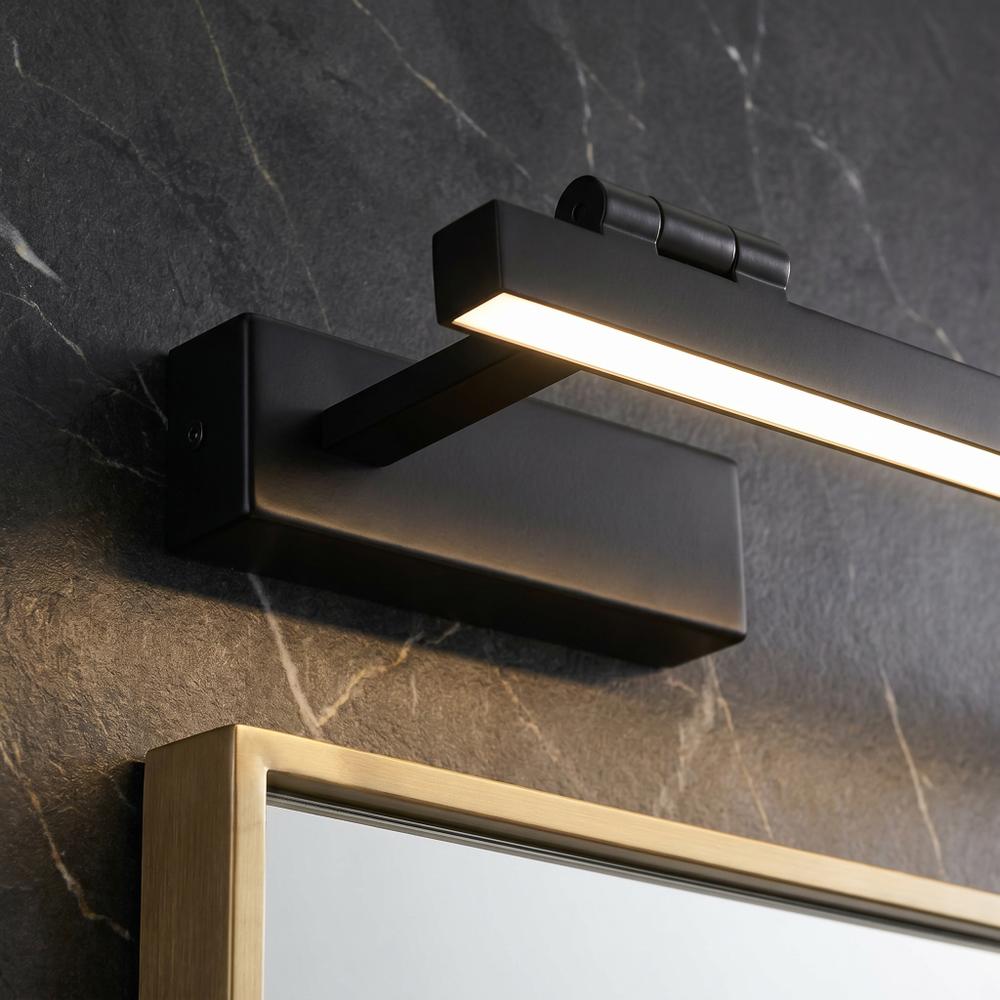 Badrum vägg LED-lampa SWE036-1W 80cm BLACK