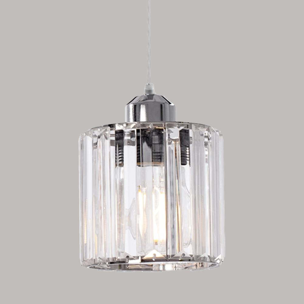 Taklampa Kristall APP508-1CP Silver