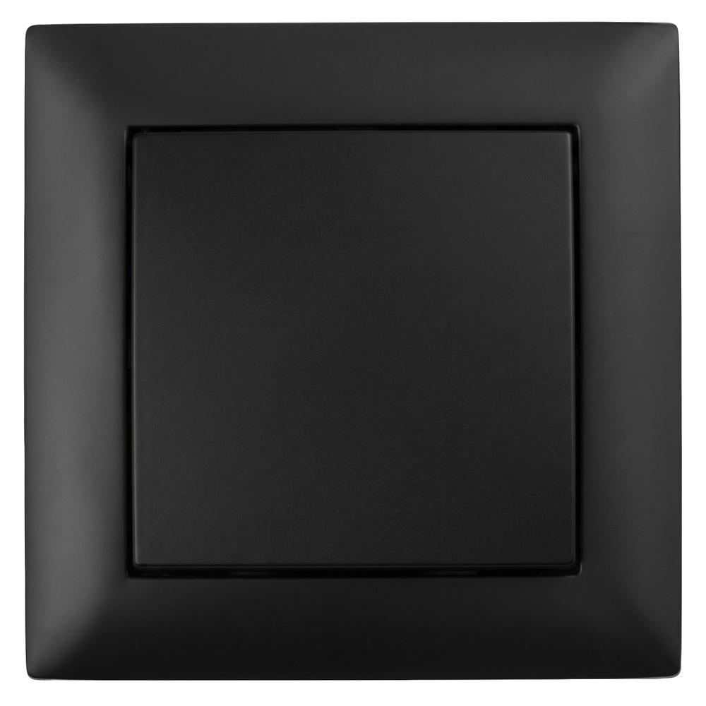Single Switch with Frame OSTE JNH006-W BLACK