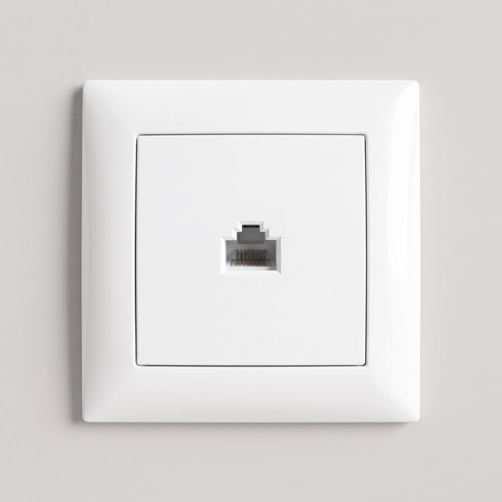 Розетка RJ45 OSTE JNH010-S WHITE