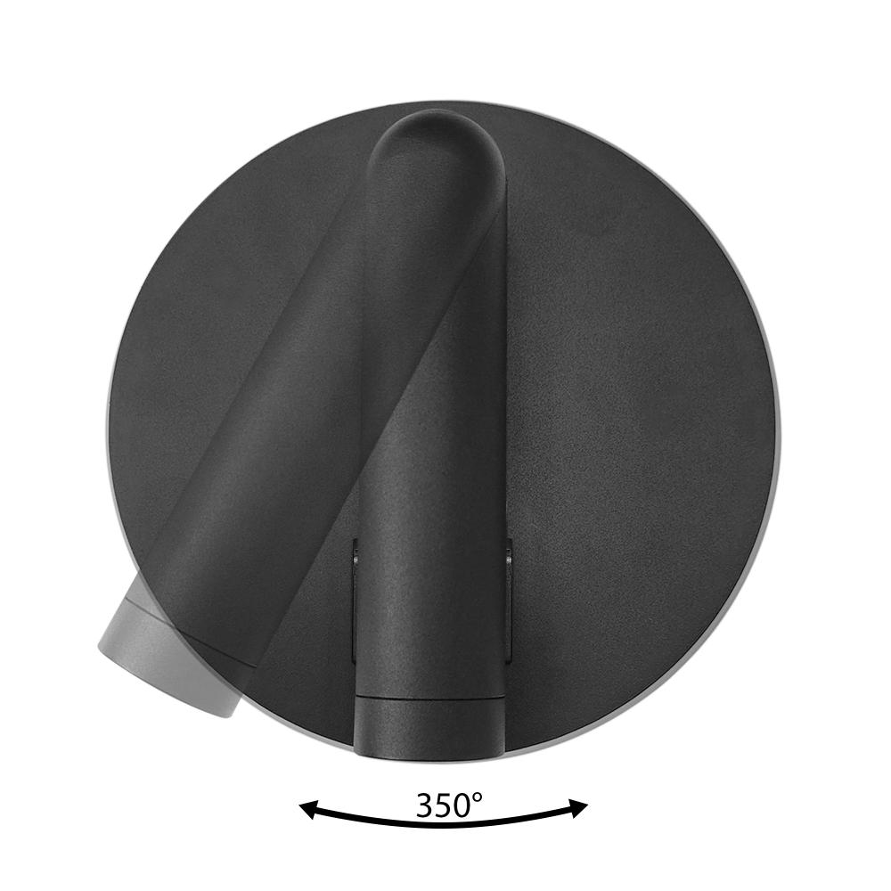 Vägglampa APP1614-1W svart