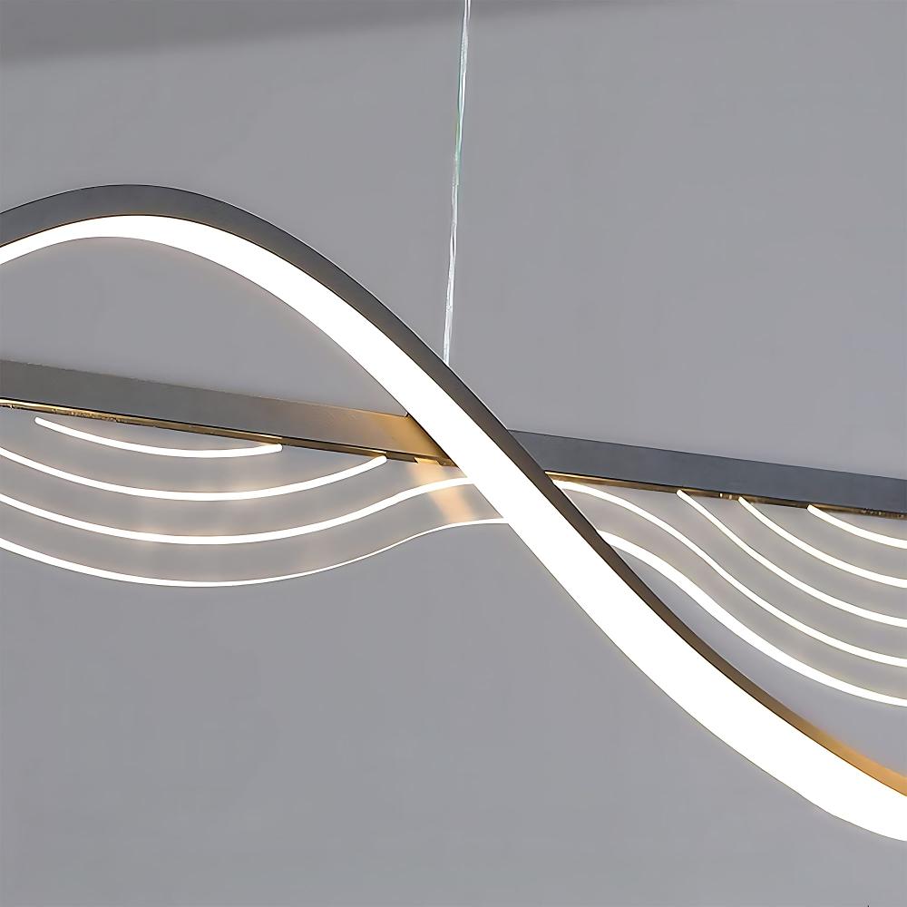Hängande LED-lampa LHJ041-CP 100 cm SVART