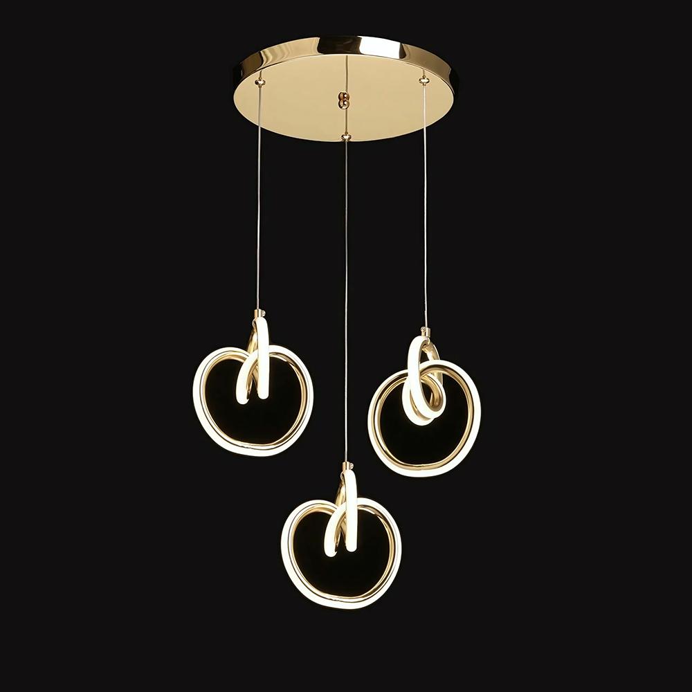 HÄNGANDE LED TAKLAMPA LHJ093-3CP GULD