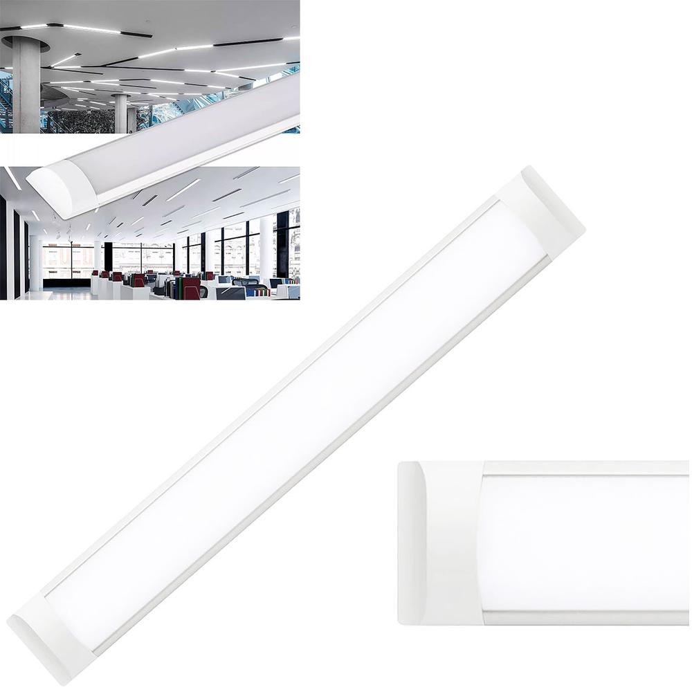 LED-panel för utanpåliggande montage 60 cm Vit 18W