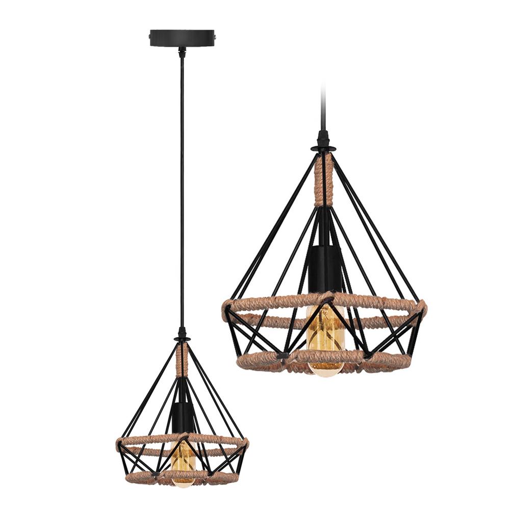 Lampe Géométrique Corde APP678-1CP