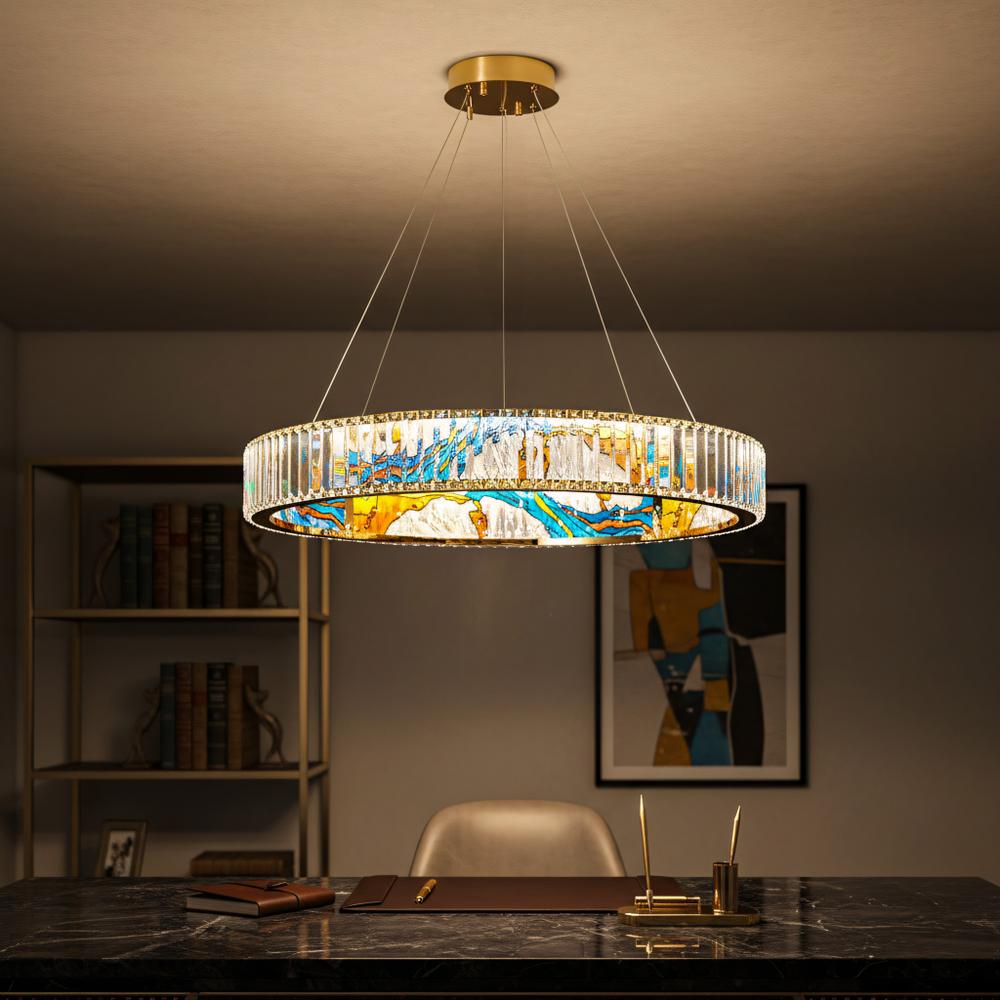 HÄNGANDE LED TAKLAMPA APP1748-CP 60CM