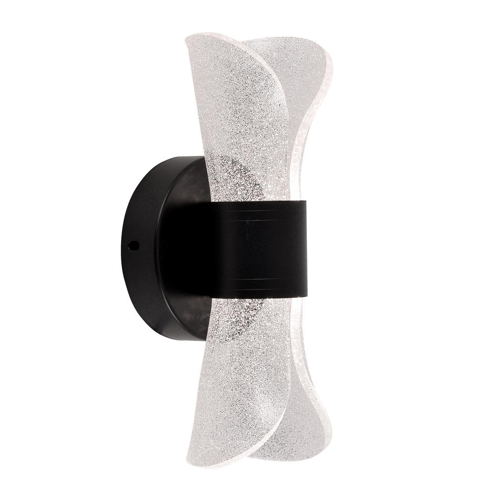 LED vägglampa G029-W Svart