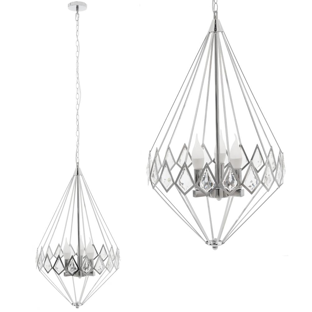 HÄNGLAMPA KRISTALL DIAMANT APP767-3CP