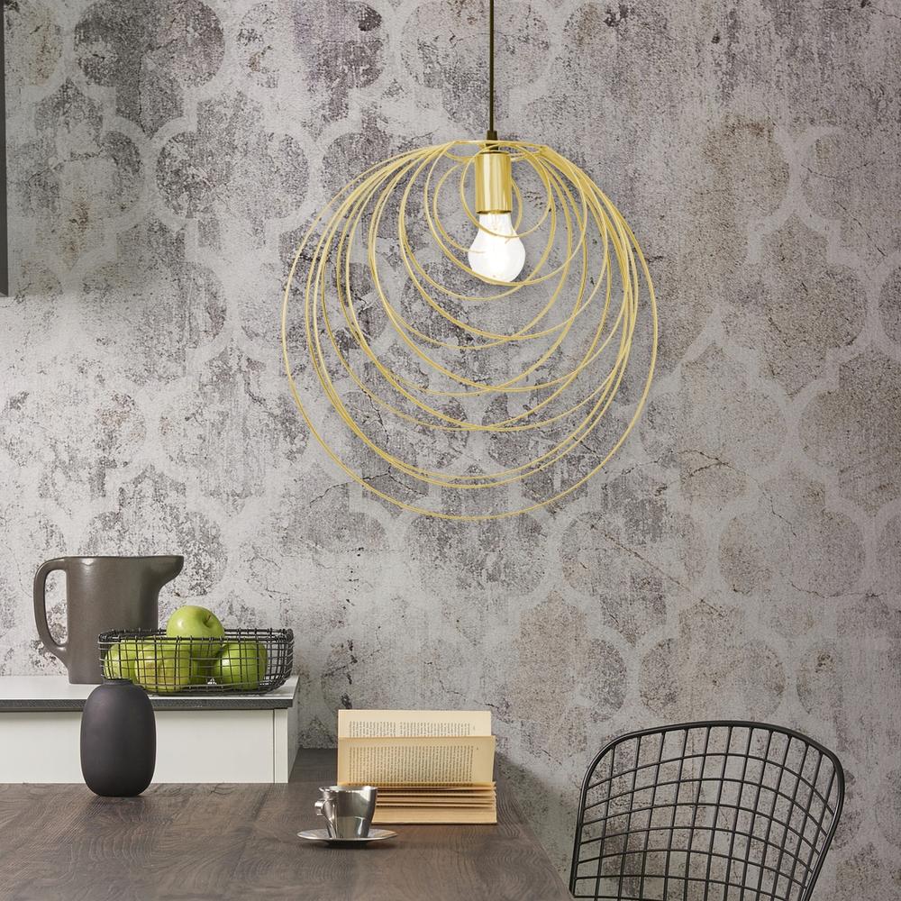 GEOMETRISK TAKLAMPA APP428-1CP Guld