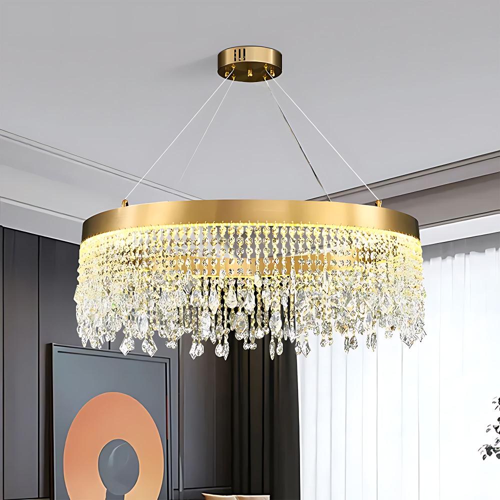 TAKLAMPA HÄNGANDE LED APP1731-1CP Guld 60 cm