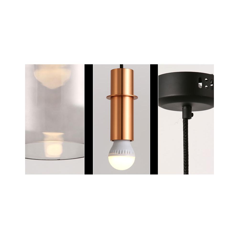Glas taklampa APP433-1CP Blå