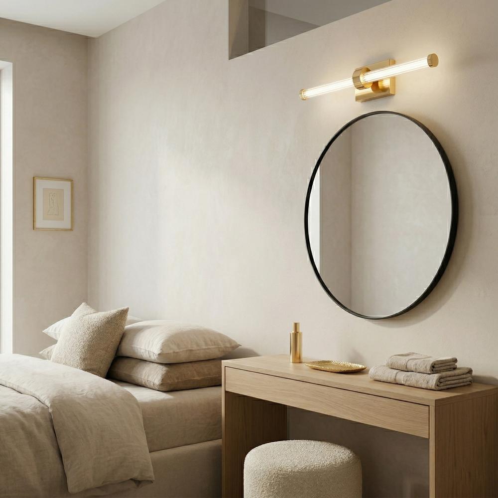 Badrum vägg LED-lampa APP1883-1W 40cm GOLD