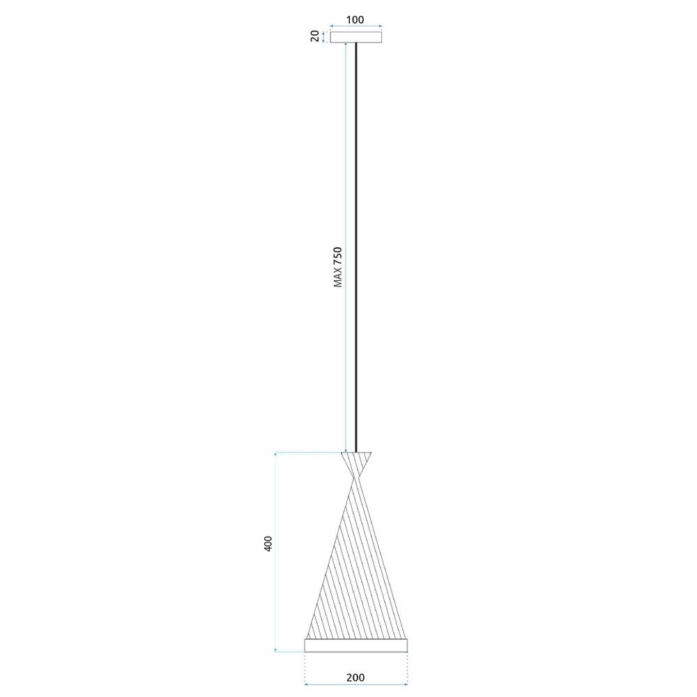 Boho Taklampa APP1185-1CP