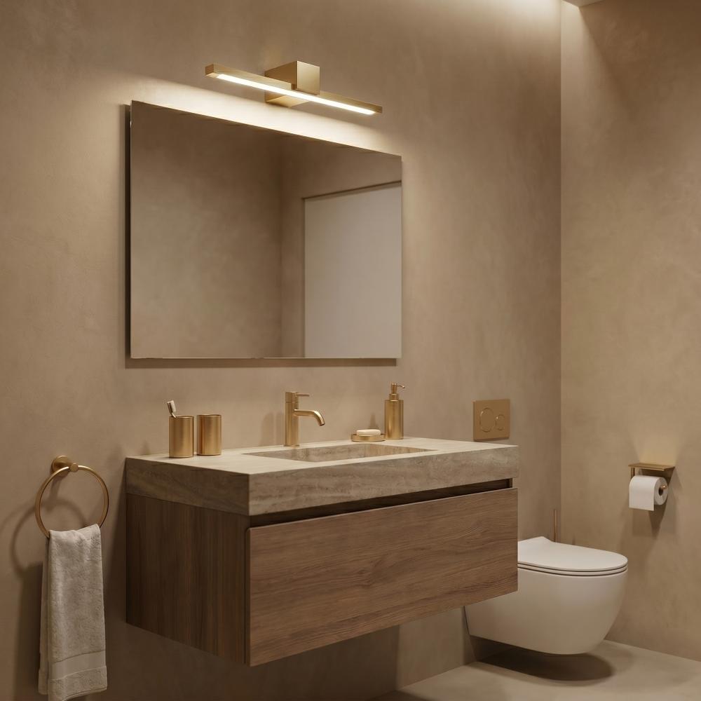Badrum vägg LED-lampa SWE043-1W 40cm GOLD