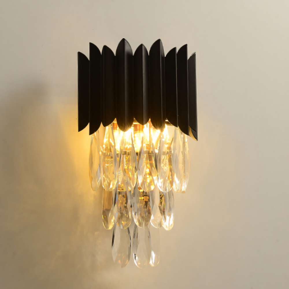 VÄGGLAMPA APP1658-1W Svart