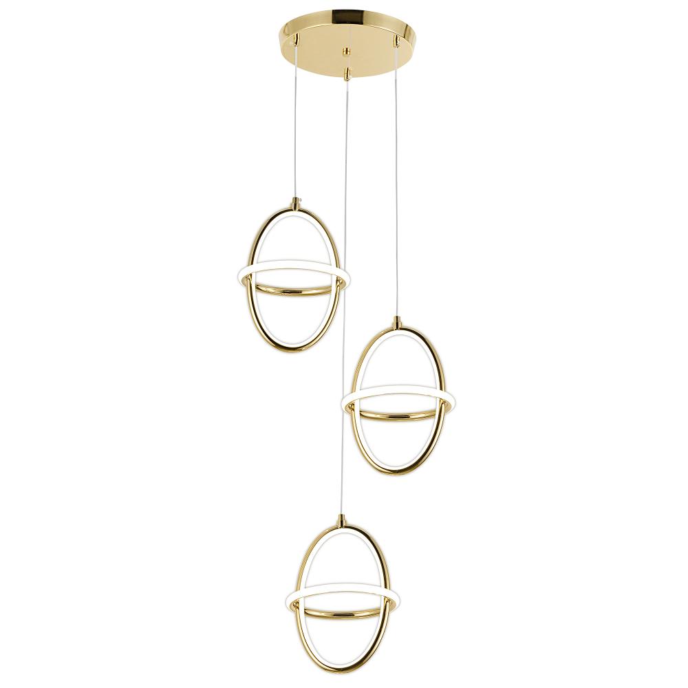 HÄNGLANDE LED-LAMPA G064-3CPR Guld