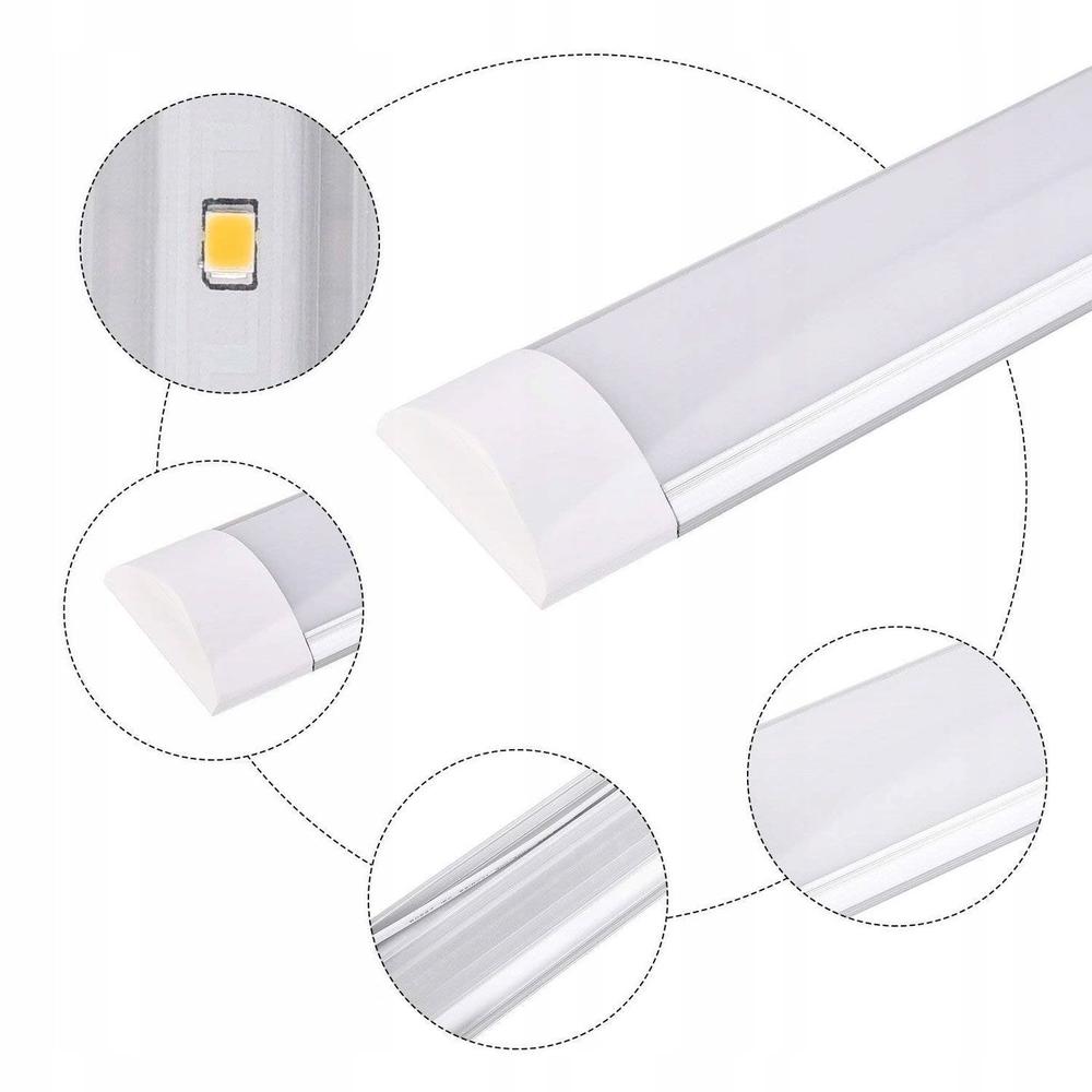 LED-panel för utanpåliggande montering 120 cm Vit 35W