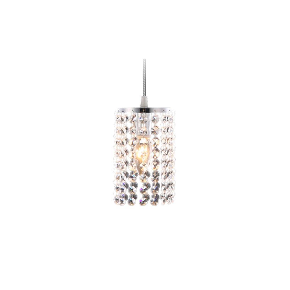 Taklampa Kristall APP730-1CP Silver
