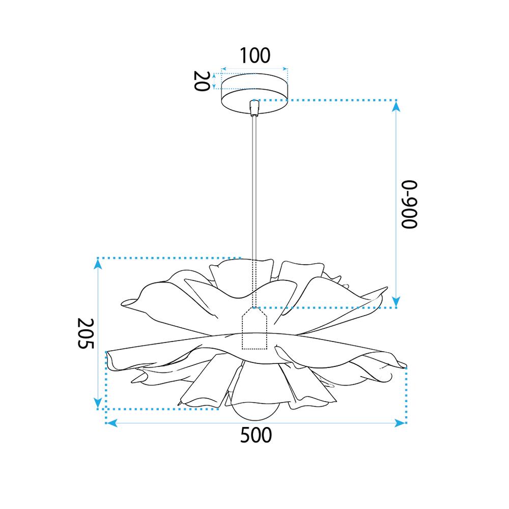 Lampa APP1953-CP WHITE