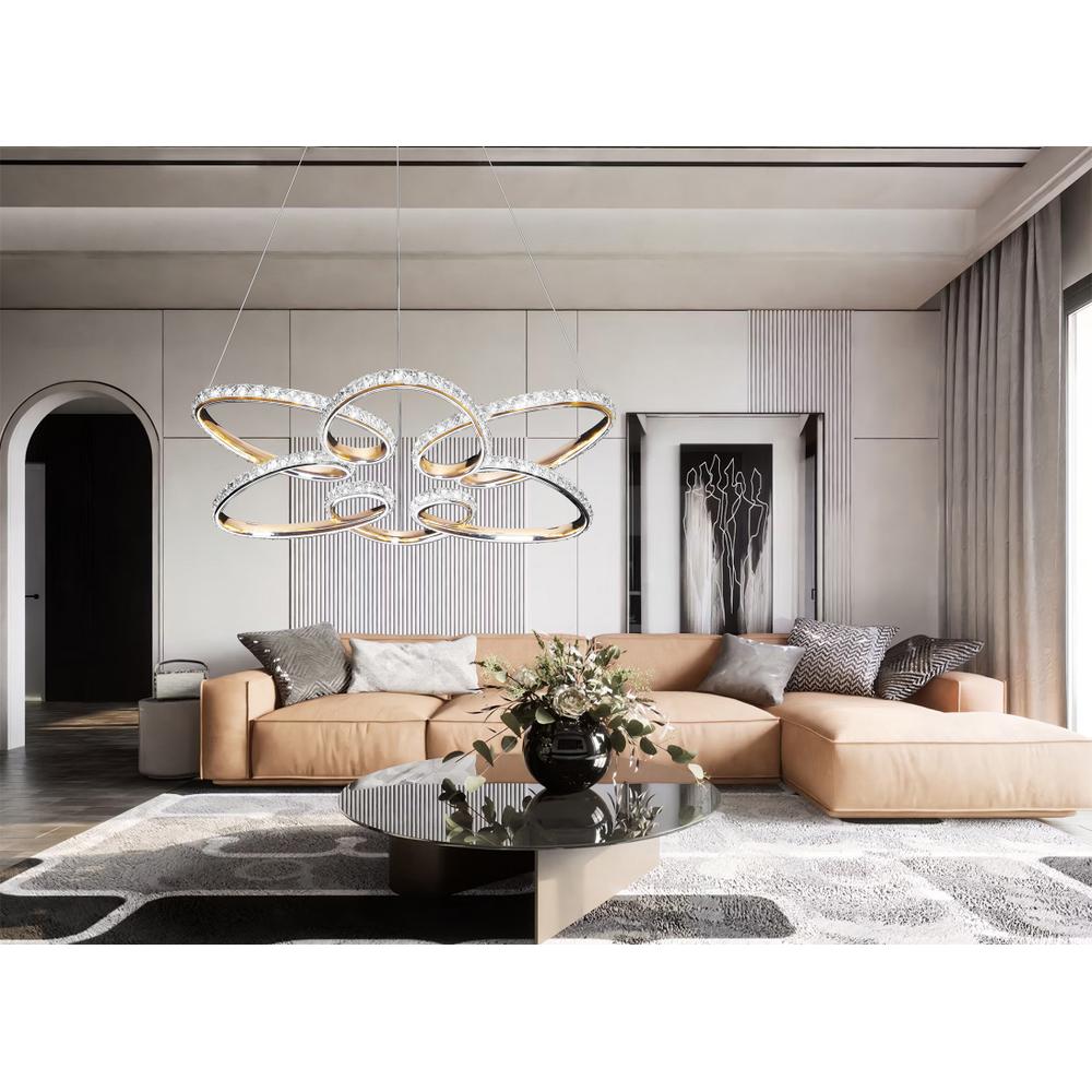 HÄNGANDE LED-LAMPA G001-CP GULD