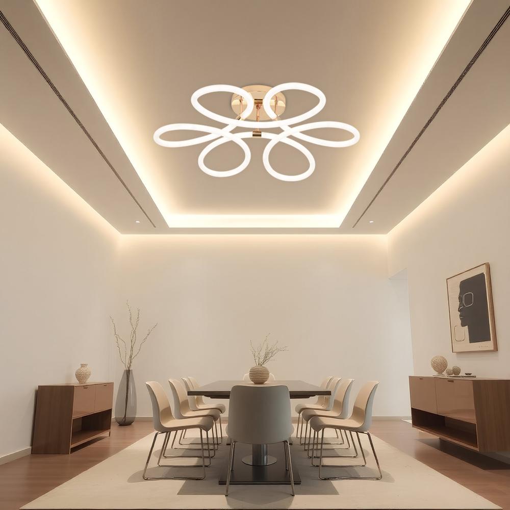 Modern taklampa LED G023-C Guld