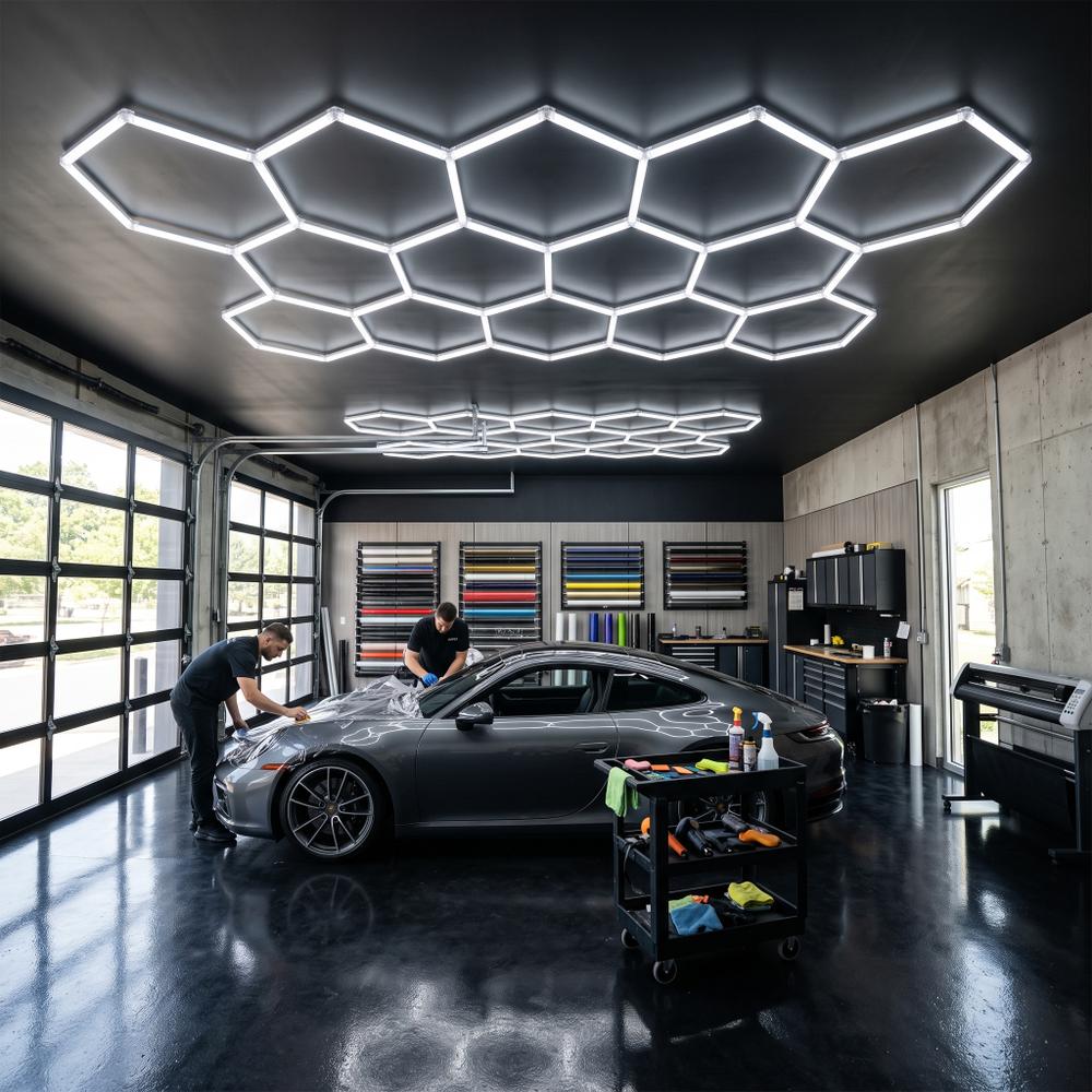 Lampa LED HEXAGON JNH052-H Biała