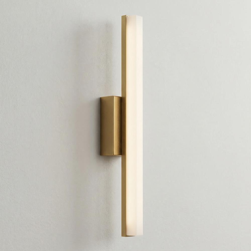 BADRUMSVÄGGLAMPA LED 60CM APP1852-1W BRUSH GOLD