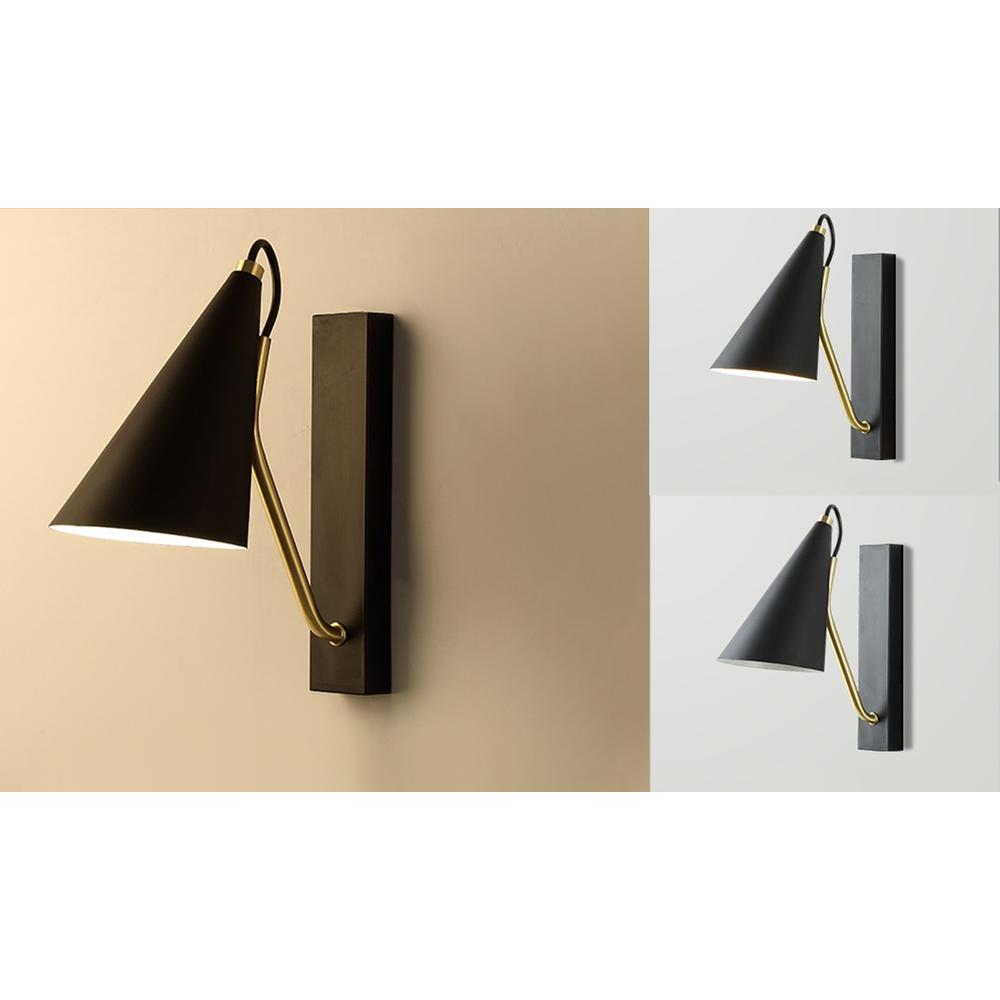 VÄGGLAMPA KINKIET APP1142-1W Svart
