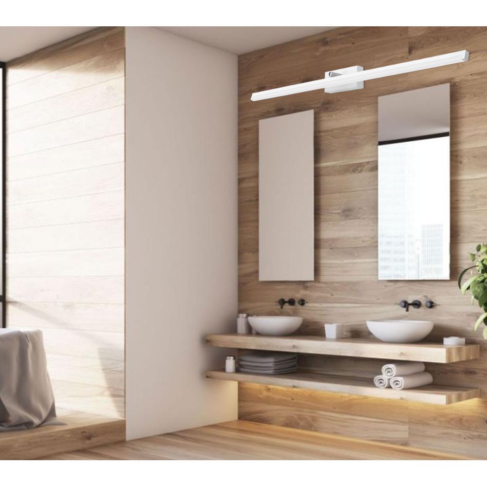 VÄGGLAMPA BADRUM LED ÖVER SPEGEL 20W 100CM APP376-1W VIT