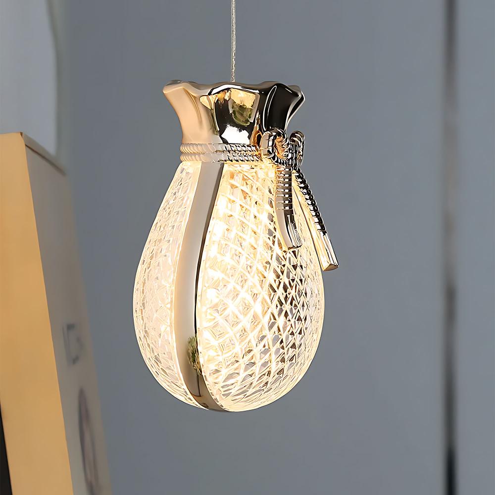 HÄNGANDE TAKLAMPA LHJ107-1CP LJUS ROSÉGULD