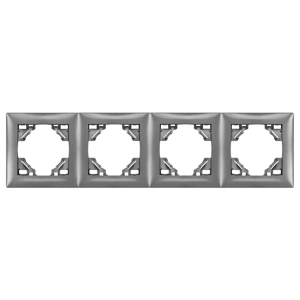 Cadre quadruple pour prises OSTE JNH016-4F Grey