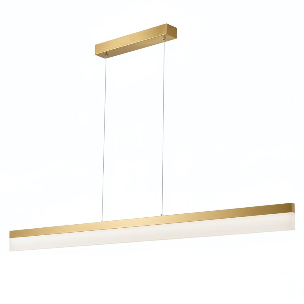 Hängande LED-lampa APP1694-CP 120 cm Borstad Guld