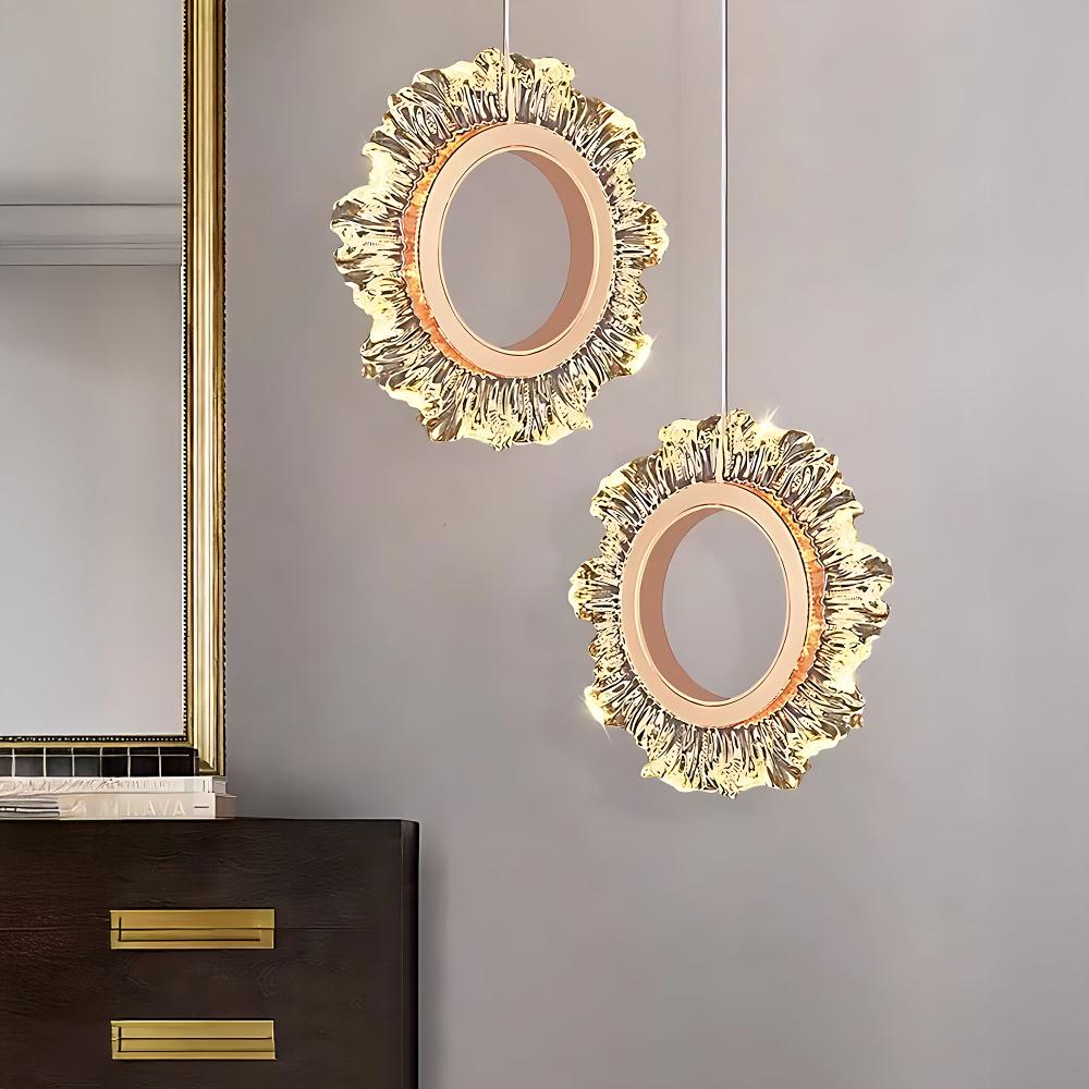 TAKLAMPA HÄNGANDE LED LHJ103-2CP GULD