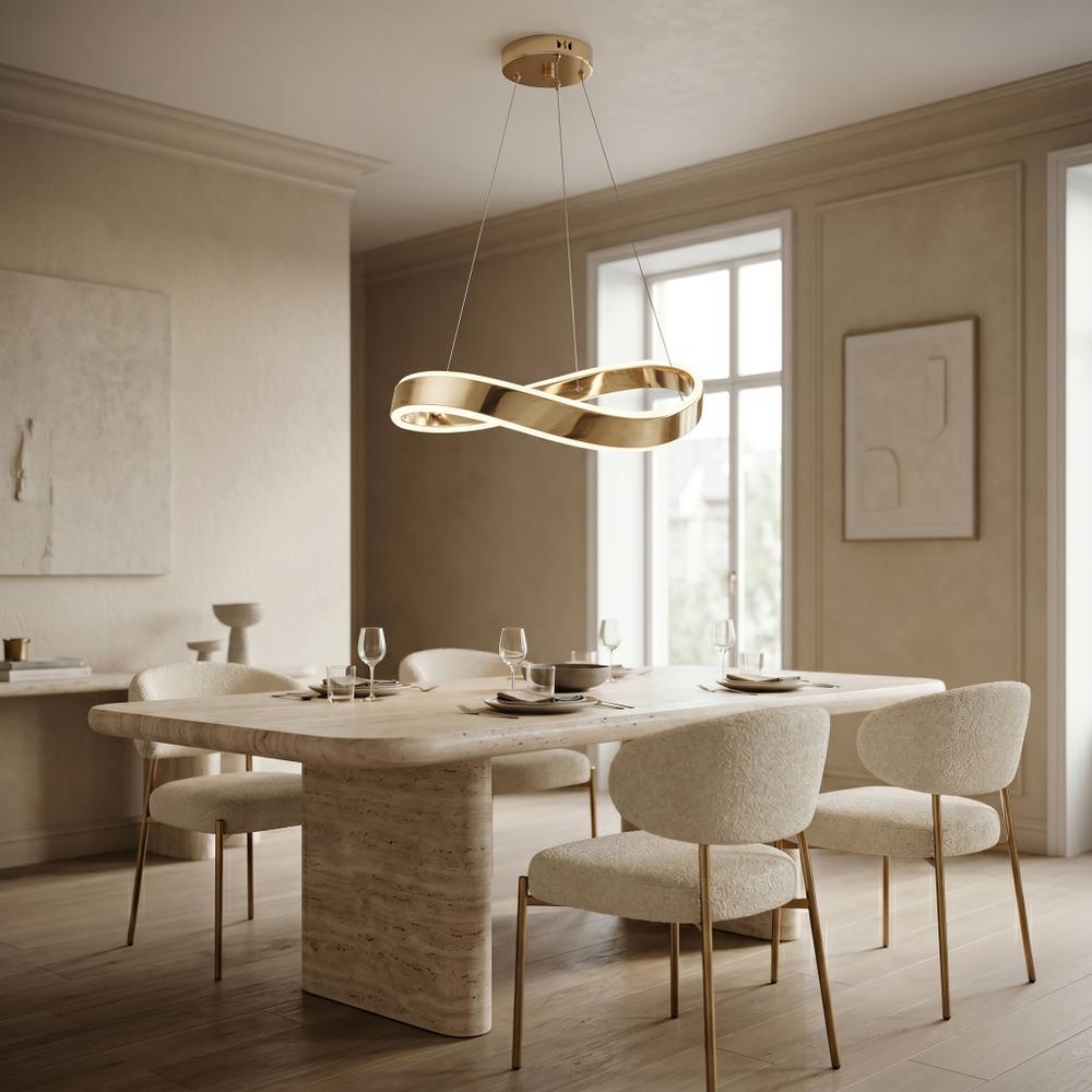 HÄNGANDE TAKLAMPA SWE066-CP 60cm GOLD