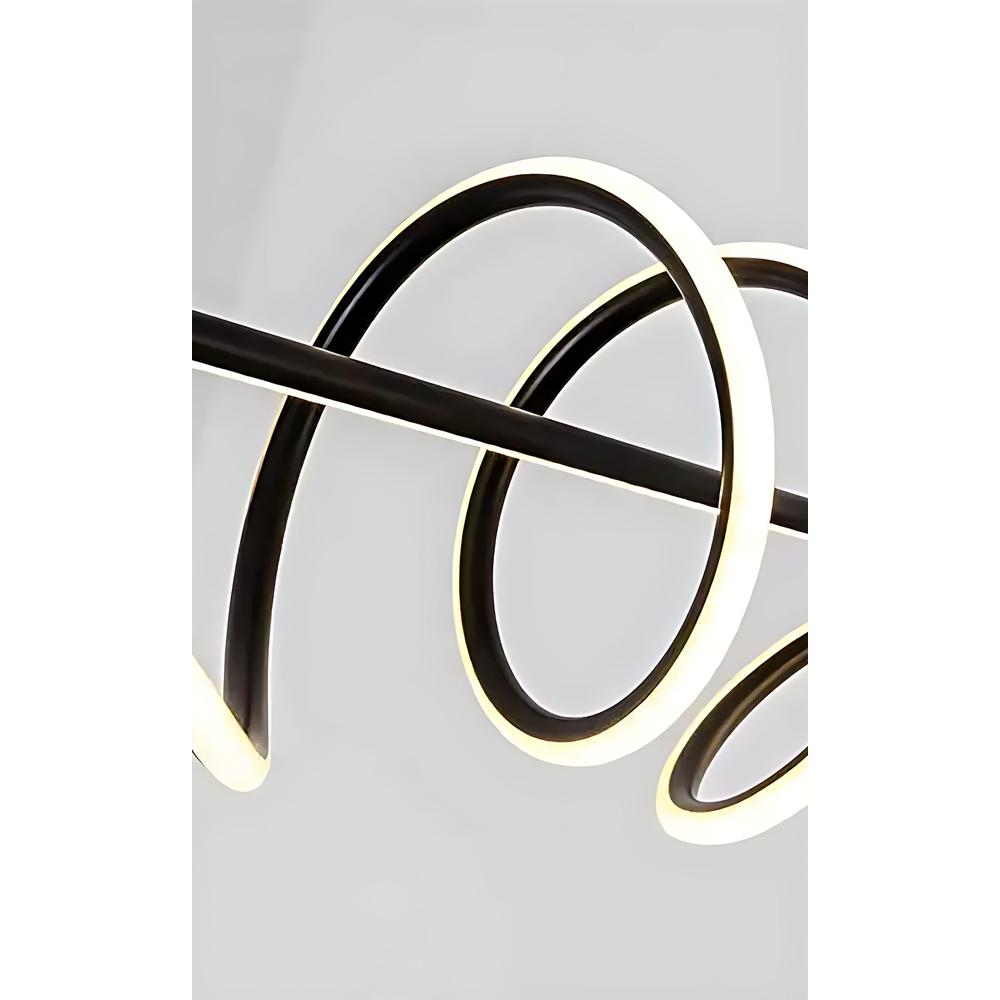 Lampa HÄNGANDE LED LHJ023-CP 120 cm SVART