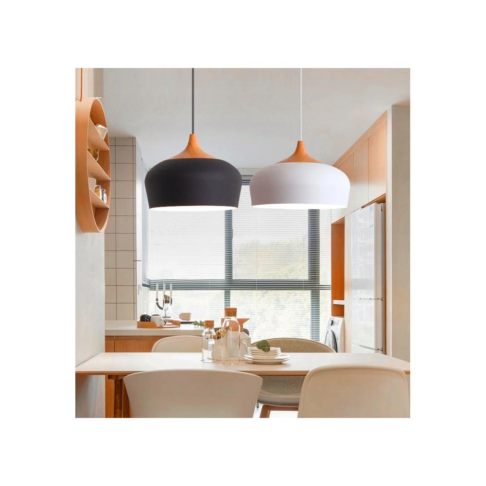 Lampada da soffitto pensile singola Bari i APP181-1CP Nera
