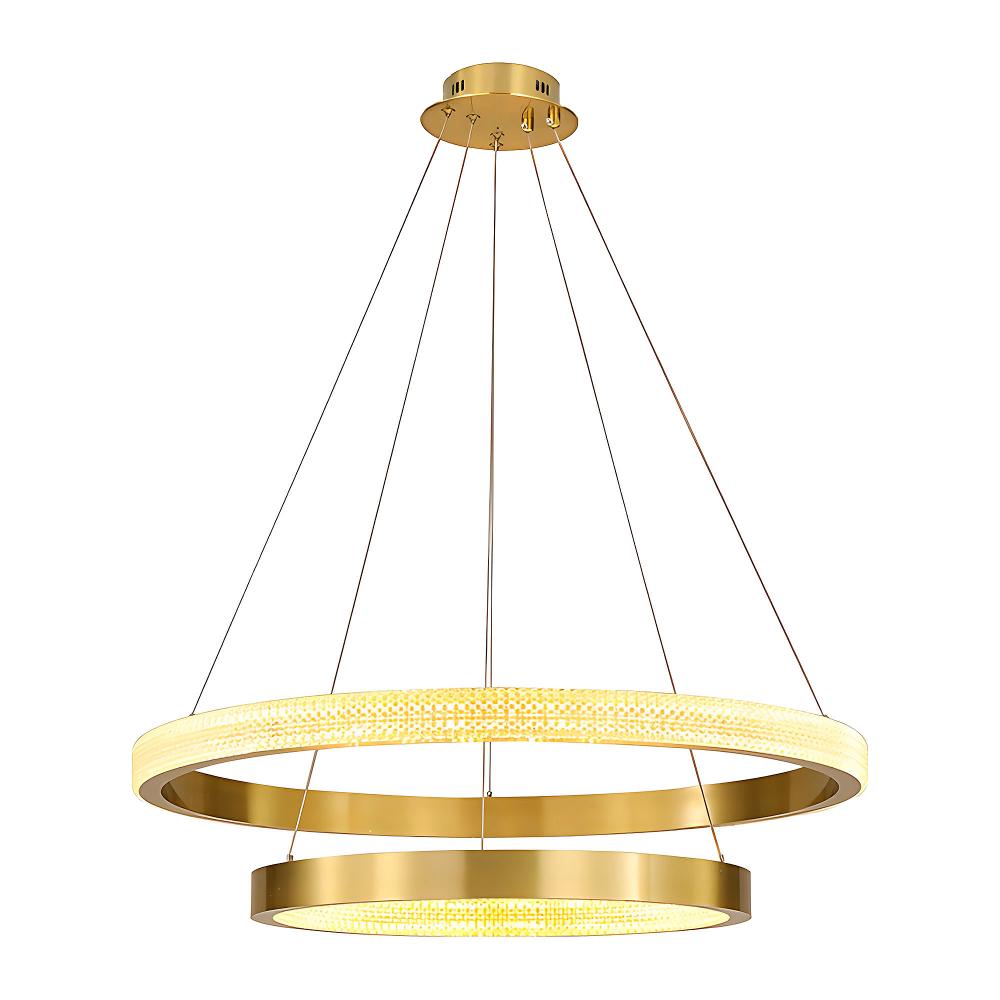 TAKLAMPA HÄNGANDE LED APP1772-CP Borstad Guld