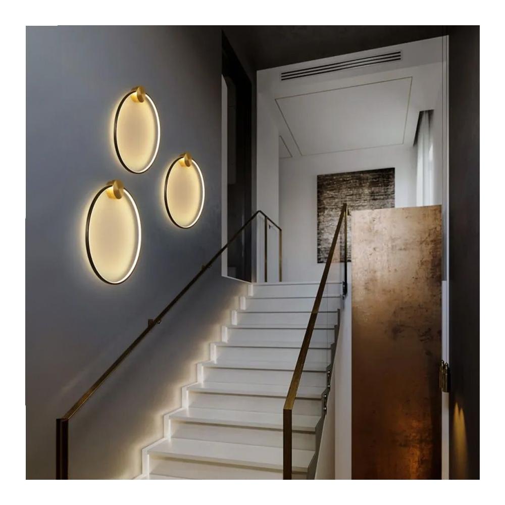 VÄGGLAMPA LED-VÄGGLAMPA APP1391-CW GAMMAL GULD 50 cm