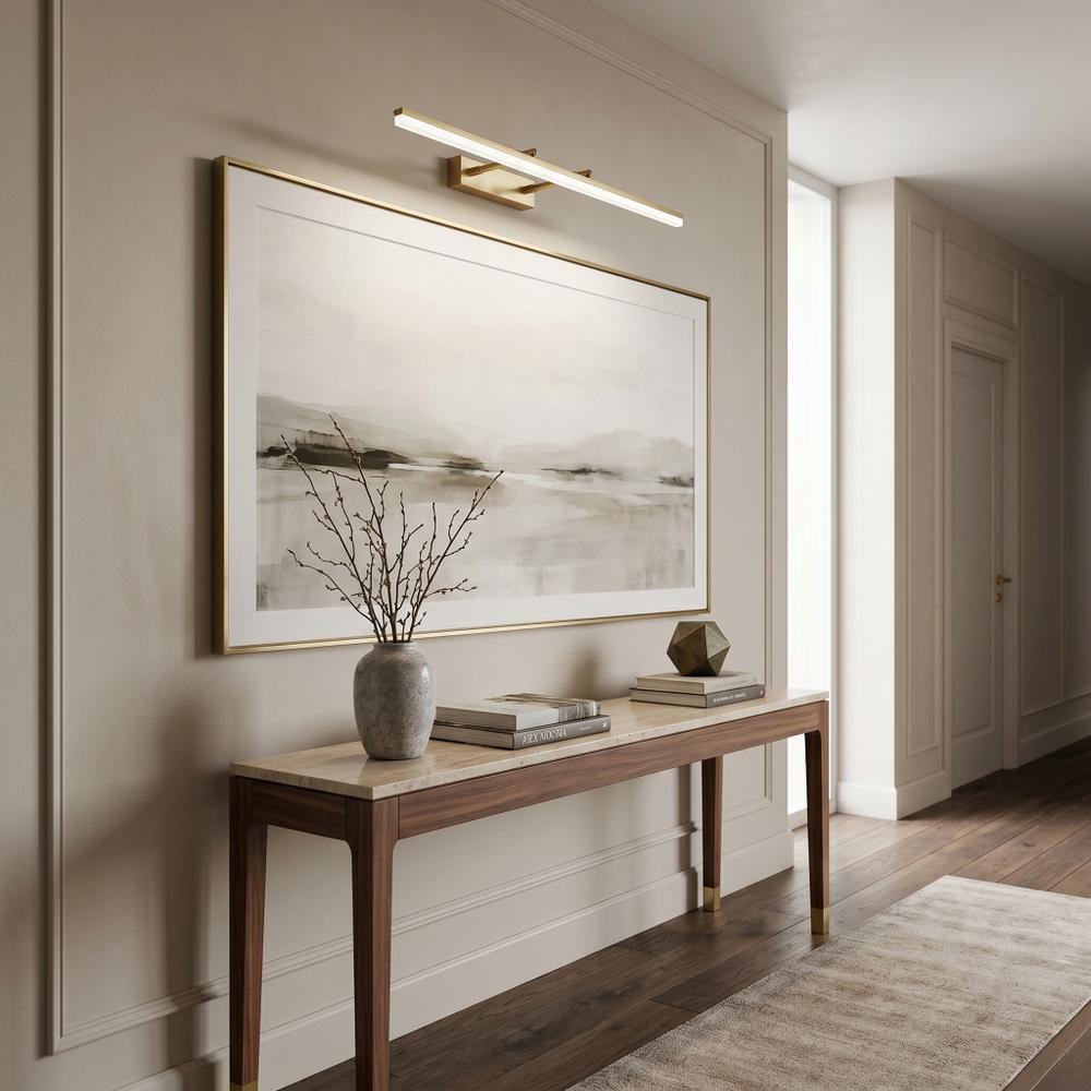 Badrum vägg LED-lampa  APP1877-1W 80cm BRUSH GOLD