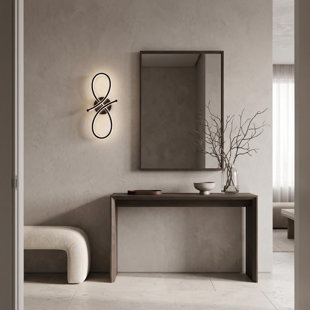 VÄGGLAMPA VÄGGSPOT LED APP1050-W Svart