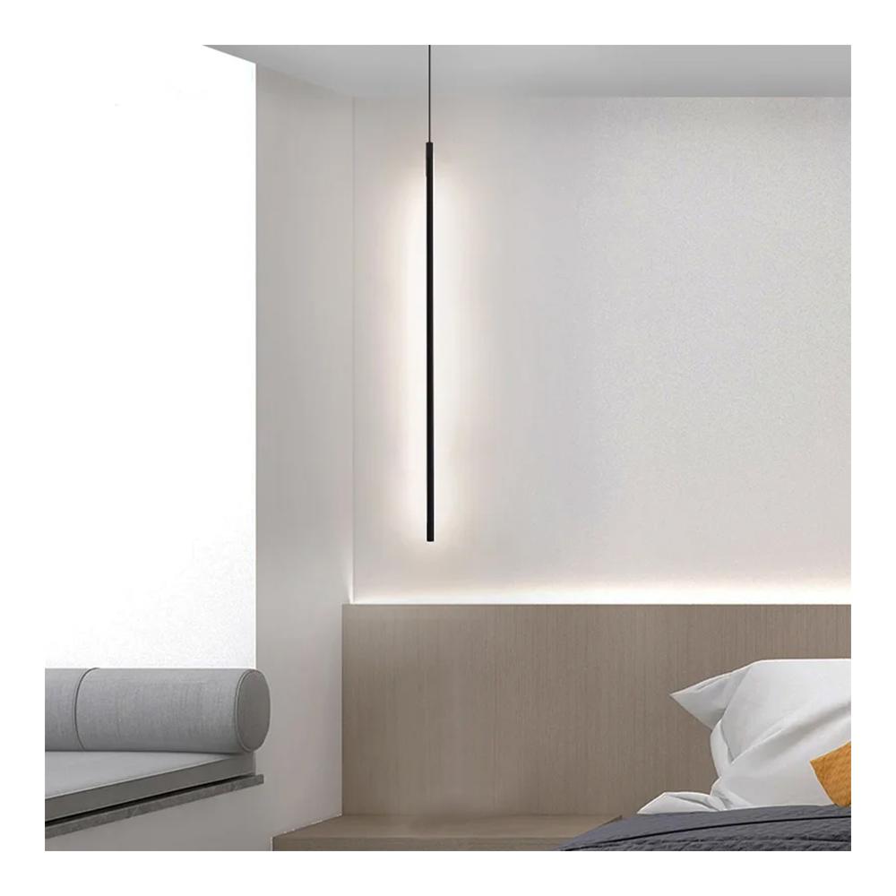HÄNGANDE LED TAKLAMPA APP1413-C SVART 100 cm