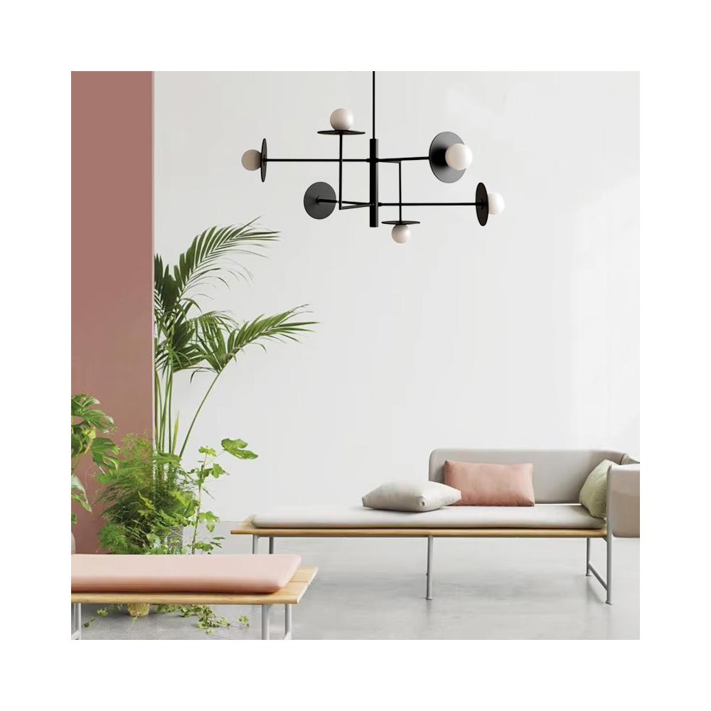 Hängande lampa APP1668-6CP Black