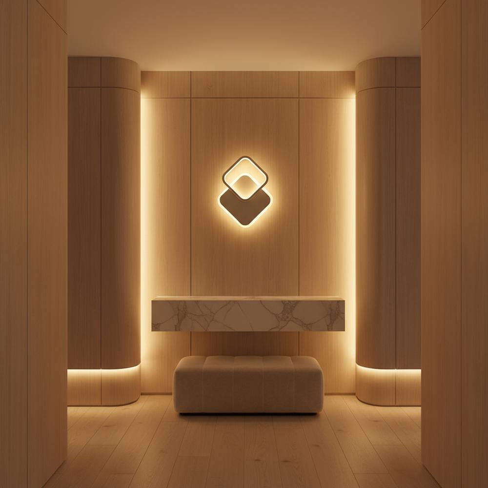 VÄGGAPPLIK LED LHJ080-W VIT